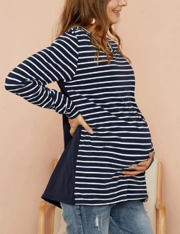 Bluza SHEIN Maternity, bleumarin Albastru