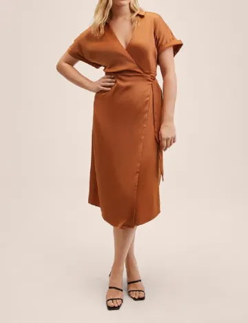 Rochie medie Mango, maro Maro