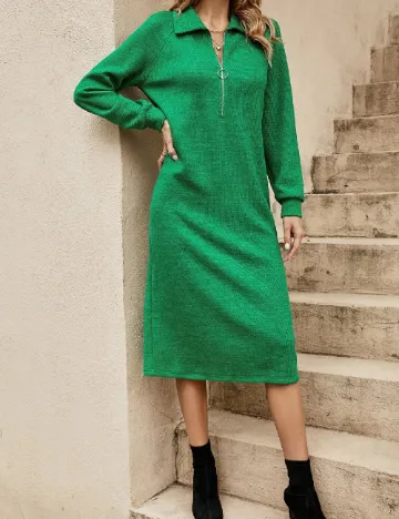 Rochie medie SHEIN, verde Verde