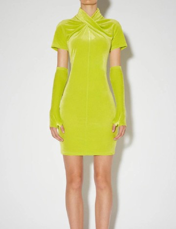 Rochie scurta Something New, verde