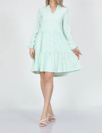 Rochie scurta Vila, verde Verde