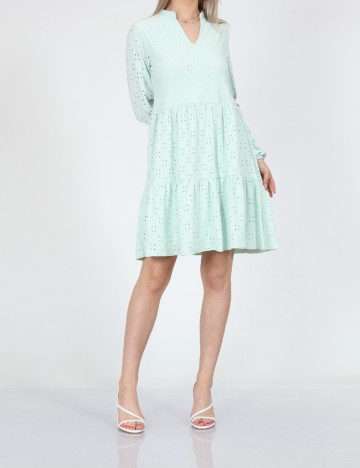 Rochie scurta Vila, verde