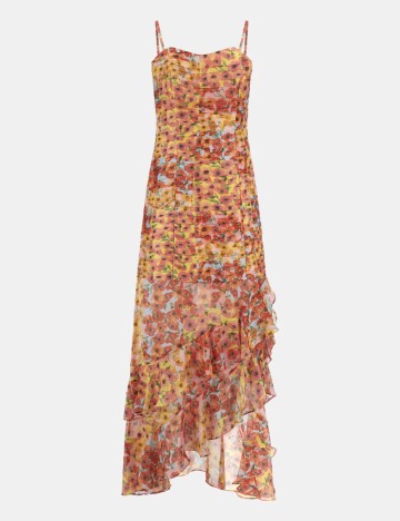Rochie lunga Guess, floral