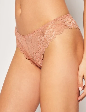 Chilot Tanga Triumph, roz pudra Roz