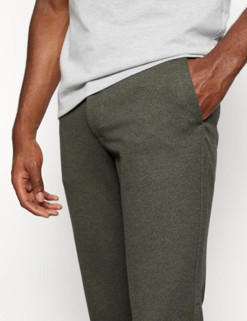 Pantaloni Only, verde inchis