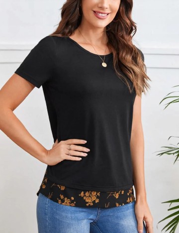 Tricou Emery Rose, negru