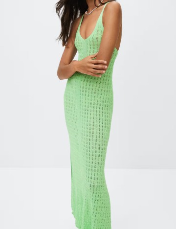 Rochie lunga Mango, verde