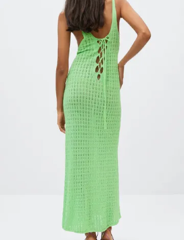 Rochie lunga Mango, verde Verde