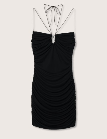 Rochie scurta Mango, negru