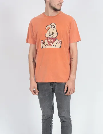 Tricou Guess, portocaliu Portocaliu