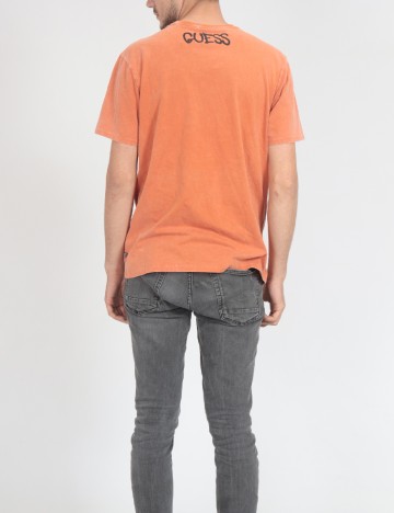 Tricou Guess, portocaliu