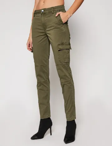 Pantaloni Guess, verde Verde