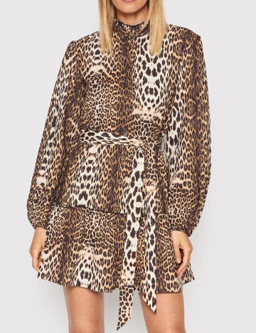 Rochie scurta Guess, animal print