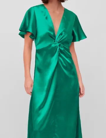 Rochie lunga EVOKED VILA, verde Verde