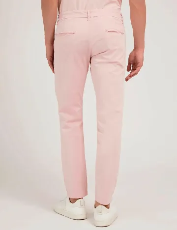 Pantaloni Guess, roz Roz