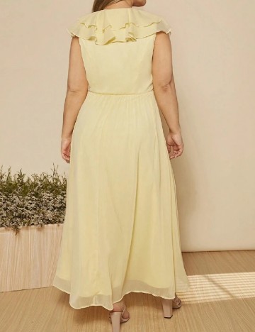 Rochie lunga SHEIN CURVE, galben