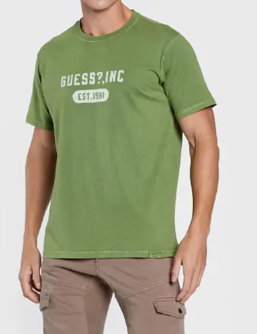 Tricou Guess, verde Verde