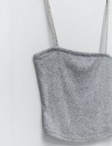 Top Zara, gri