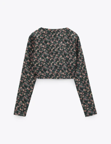 Top Zara, floral print Floral print