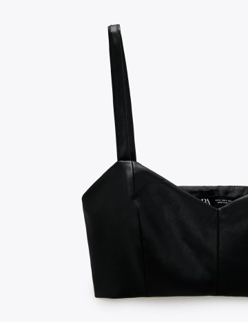 Top Zara, negru