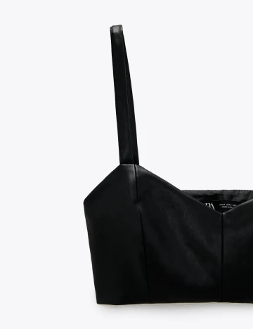 Top Zara, negru
