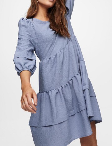 Rochie scurta Only, albastru