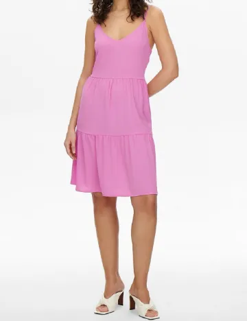 Rochie scurta Jacqueline de Yong, roz Roz