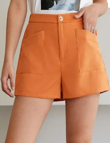 Pantaloni scurti SHEIN, portocaliu Portocaliu