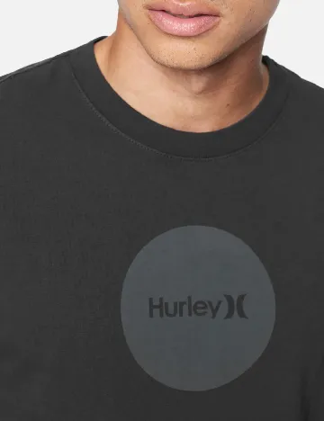 Tricou Hurley, negru Negru