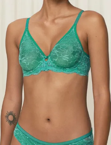 Sutien Triumph, turcoaz Verde