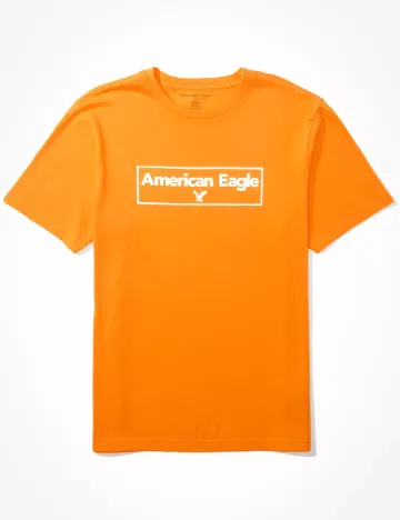 Tricou American Eagle, portocaliu Portocaliu