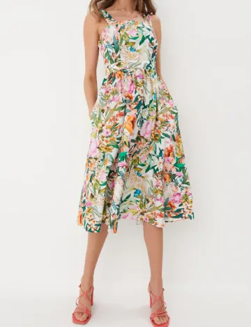 Rochie medie Mohito, floral print Floral print