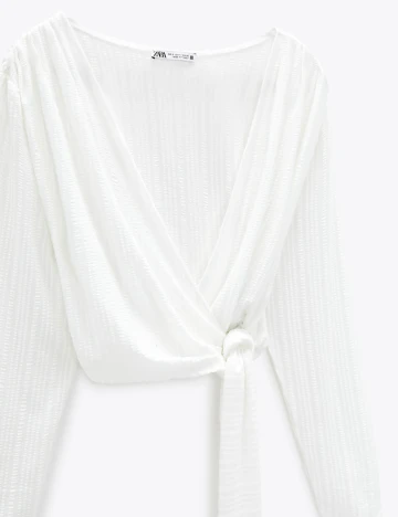 Bluza Zara, alb