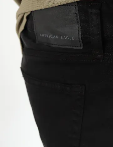 Pantaloni American Eagle, negru Negru