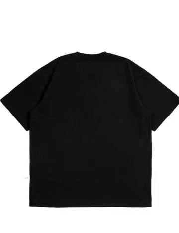 Tricou Oversize SHEIN, negru Negru