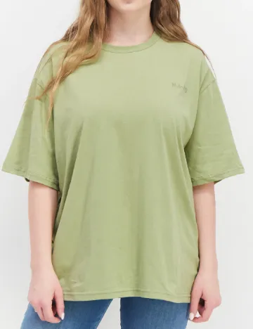 Tricou Oversize NA-KD, verde Verde