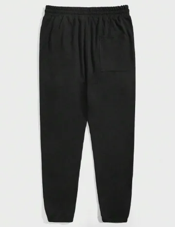 Pantaloni Romwe, negru Negru