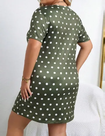 Rochie de noapte SHEIN CURVE, verde Verde