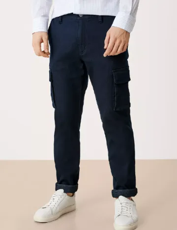 Pantaloni s.Oliver, bleumarin Albastru