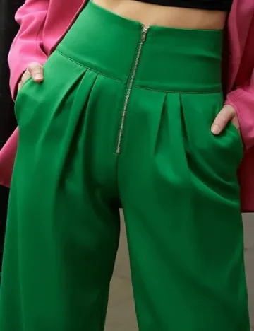Pantaloni Amy Enjoy Life, verde Verde