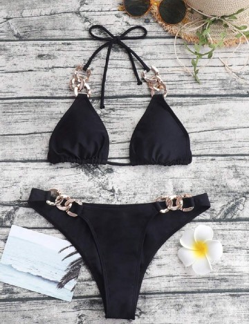 Costum de baie SHEIN, negru