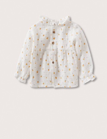 Bluza Mango Kids, alb