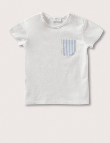 Tricou Mango Kids, alb