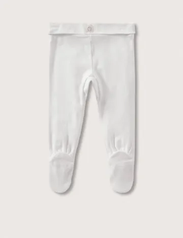 Pantaloni Mango Kids, alb Alb