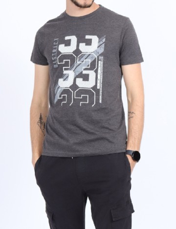Tricou Milano Bulls, gri