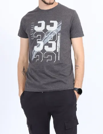 Tricou Milano Bulls, gri
