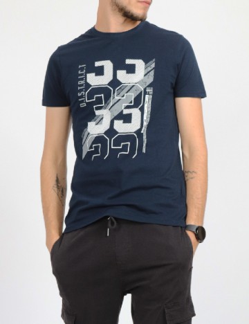 Tricou Milano Bulls, bleumarin