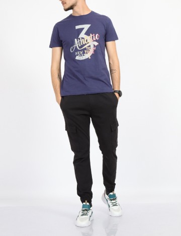 Tricou Milano Bulls, bleumarin