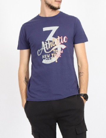 Tricou Milano Bulls, bleumarin