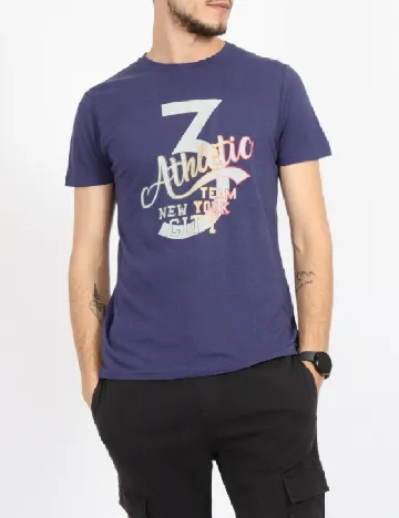 Tricou Milano Bulls, bleumarin